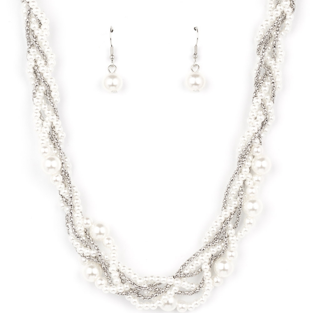 Royal Reminiscence White Necklace Pearl Fashion Jewelry